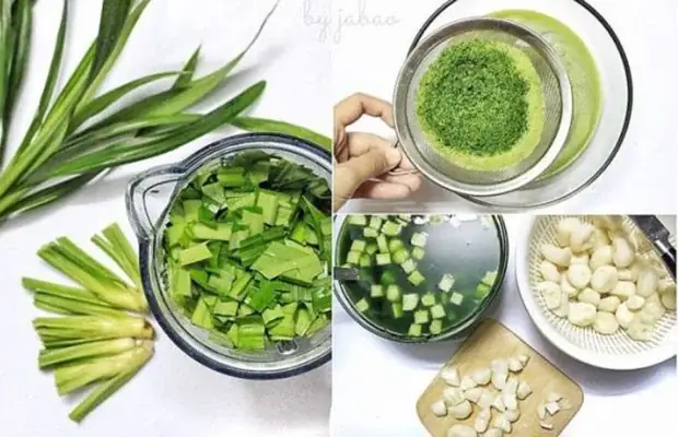 Cách Làm Thạch Củ Năng Lá Dứa