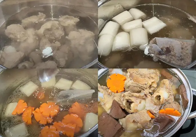 Các bước làm xí quách bò