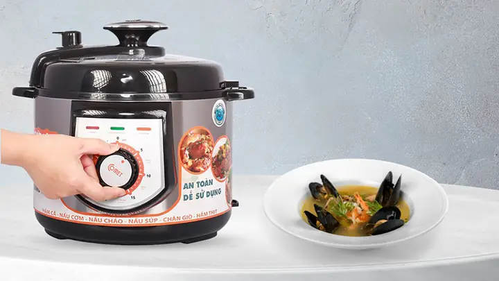 3.3. Nồi áp suất điện Comet CM6150 5 lít