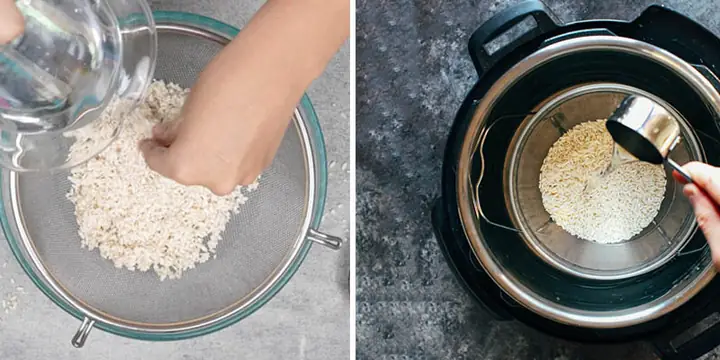 1. Cách nấu xôi bằng nồi áp suất