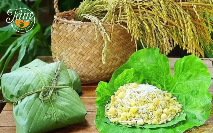 I.Nguyên liệu nấu xôi cốm