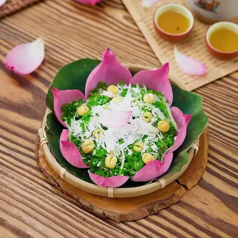 Bước 3: Trộn xôi cốm