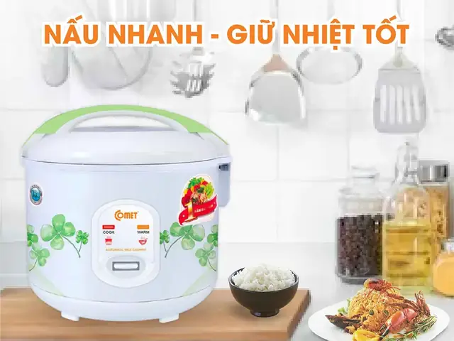 4.2. Nồi cơm điện Comet CM8016 4.2. Nồi cơm điện Comet CM8016