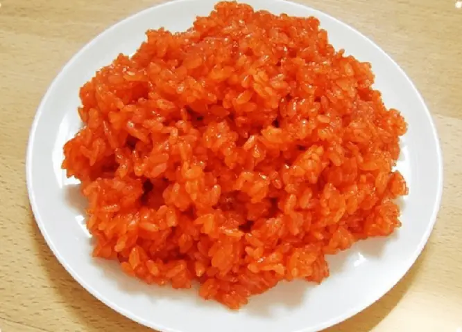 Cách nấu xôi gấc bằng nồi áp suất