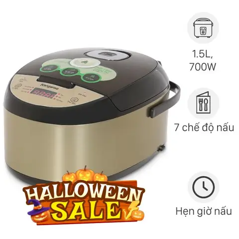 Nồi cơm điện tử Kangaroo 1.5 lít KG15RCE2 Nồi cơm điện tử Kangaroo 1.5 lít KG15RCE2