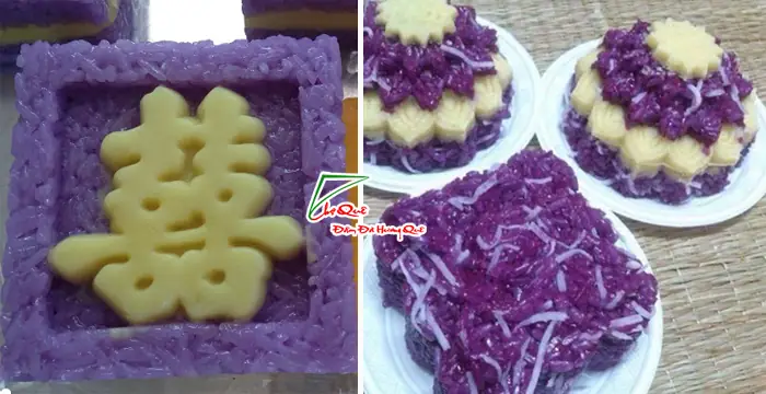 Cách nấu xôi lá cẩm đậu xanh cốt dừa thơm ngon