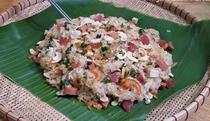 2Cách nấu xôi lạp xưởng bằng nồi cơm điện