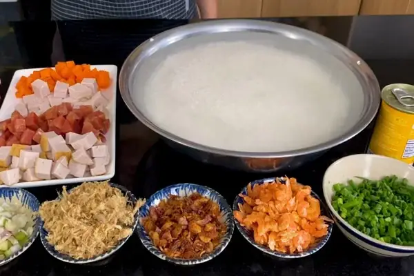 Chuẩn bị nguyên liệu