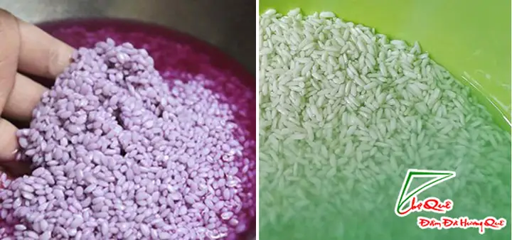 Cách làm xôi vị ba màu miền tây thơm ngon
