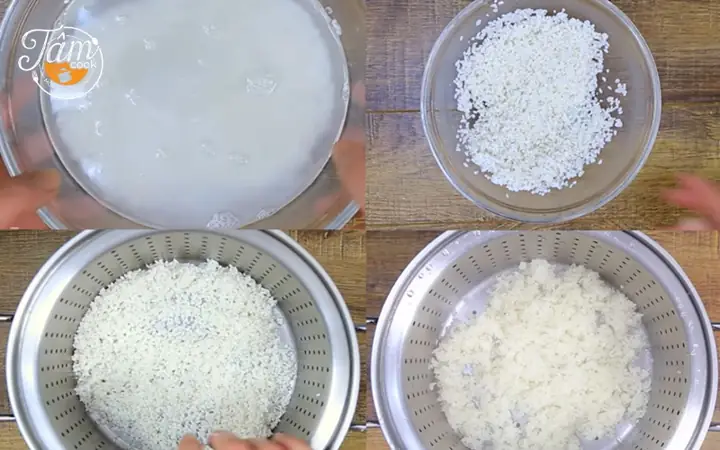 Cách nấu xôi trắng