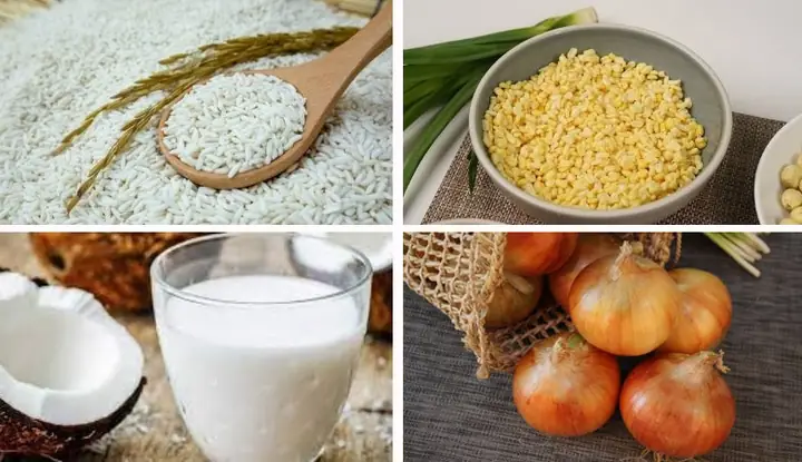 5. Cách nấu xôi xéo dừa, cách nấu xôi xéo nước cốt dừa