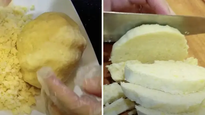 Bước 3Hấp và nghiền đậu xanh