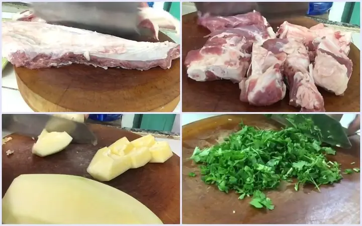 4.2. Hướng dẫn nấu canh đu đủ hầm xương bò 4.2. Hướng dẫn nấu canh đu đủ hầm xương bò