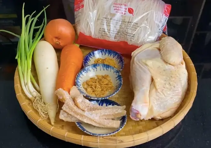 Chuẩn bị nguyên liệu