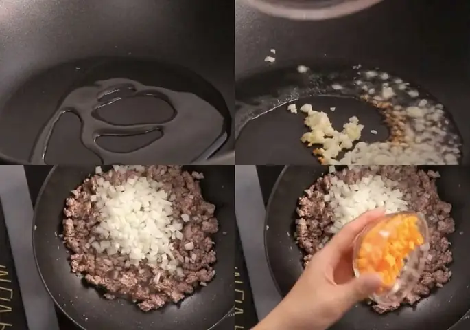 Xào thịt bò và rau củ