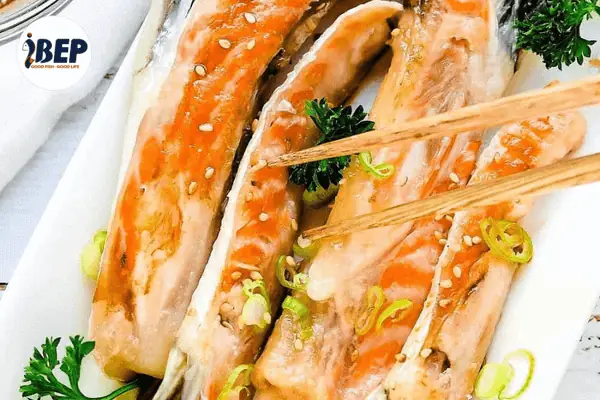 2.5. Vây cá hồi hấp tương 2.5. Vây cá hồi hấp tương