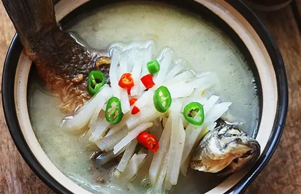 Canh Cá Nấu Củ Cải Canh Cá Nấu Củ Cải