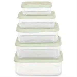 Bộ 5 Hộp Đựng Thực Phẩm Nhựa Inochi Hokkaido Hin.hocn.bo13 Xanh Bơ Bộ 5 Hộp Đựng Thực Phẩm Nhựa Inochi Hokkaido Hin.hocn.bo13 Xanh Bơ