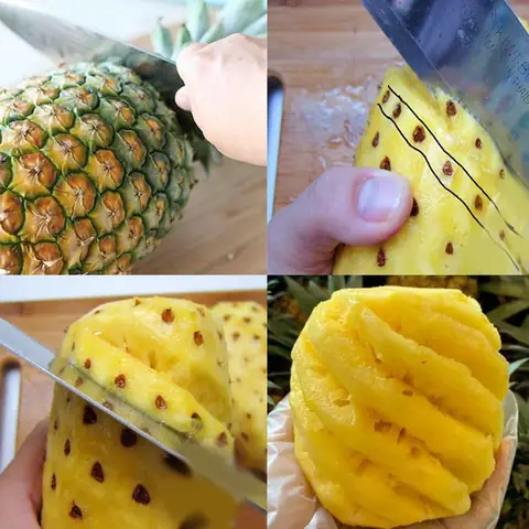 Cách Gọt Mắt Dứa Kiểu Xoắn Ốc Cách Gọt Mắt Dứa Kiểu Xoắn Ốc