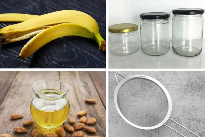 1Cách làm dầu chuối tại nhà đơn giản