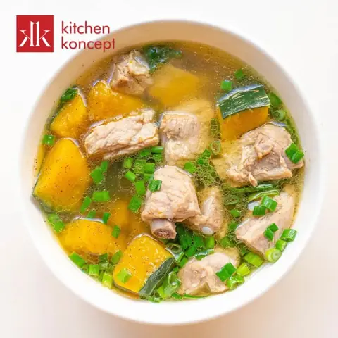 Các Bước Nấu Canh Bí Đỏ Với Xương