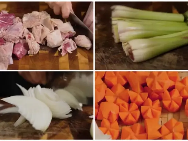 Bước 1: Sơ Chế Nguyên Liệu Bước 1: Sơ Chế Nguyên Liệu