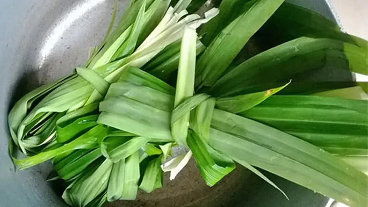 Dùng lá dứa để khử mùi