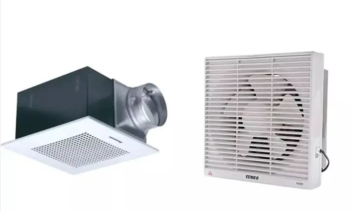 Sử dụng máy quạt thông gió