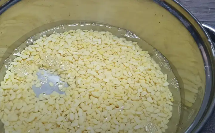 Bước 2: Chuẩn bị nhân đậu xanh Bước 2: Chuẩn bị nhân đậu xanh