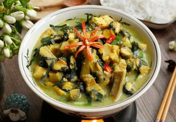 Bước 4: Nấu Ốc Cùng Chuối, Đậu