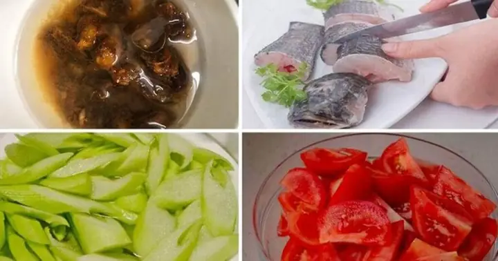 Nguyên Liệu Cần Chuẩn Bị Cho Món Canh Cá Nấu Dứa Dọc Mùng