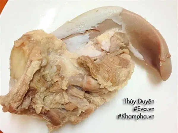 2. Công đoạn làm nhân cháo lòng