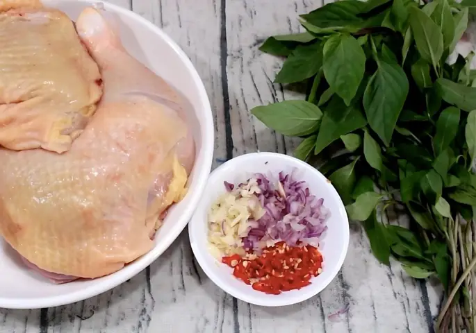 Chuẩn bị nguyên liệu