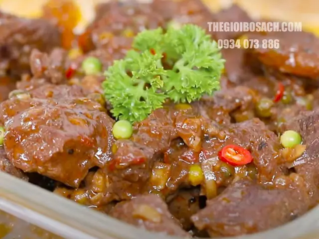 Bước 2: Tẩm Ướp Thịt Bò