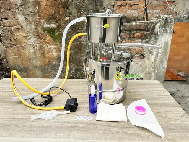 #1. Nồi nấu rượu mini 12L #1. Nồi nấu rượu mini 12L