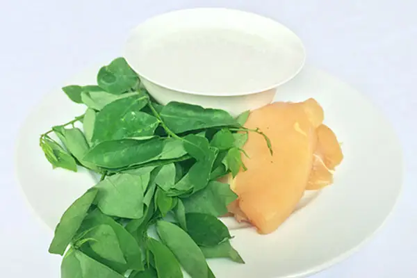 Bột Gạo Thịt Gà, Rau Ngót