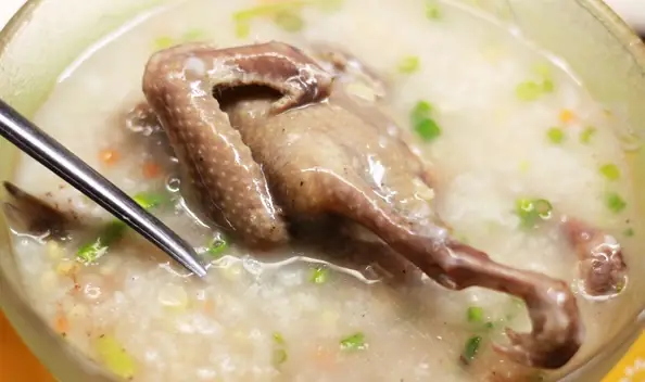 cách làm thịt bồ câu nấu cháo