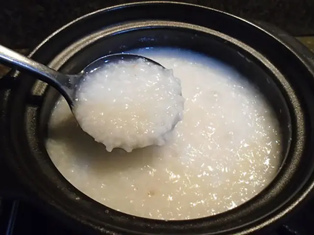 Bước 2: Nấu cháo Bước 2: Nấu cháo