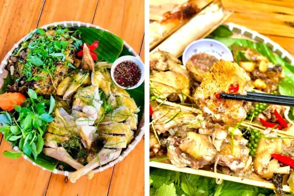 1. Thịt Gà Hấp Lá Chanh 1. Thịt Gà Hấp Lá Chanh