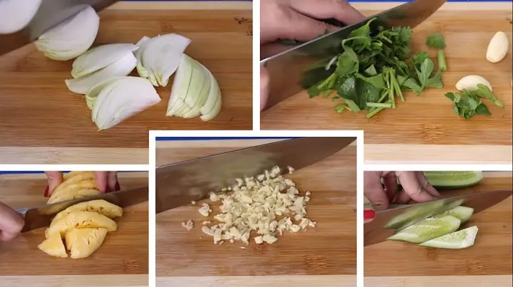 Các bước thực hiện món bạch tuộc xào chua ngọt