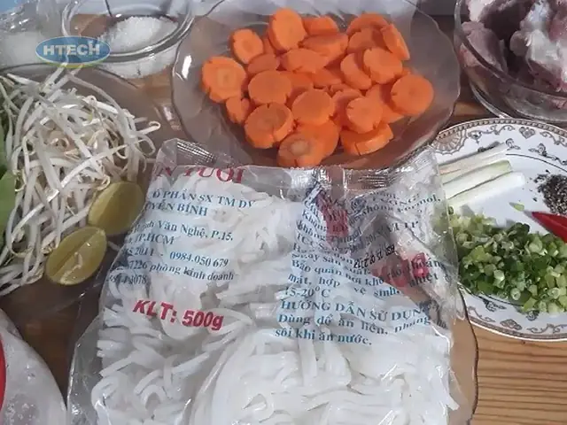 Nguyên Liệu Nấu Bánh Canh Giò Heo