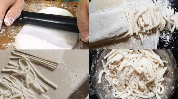 Bước 4: Cán Và Cắt Bột