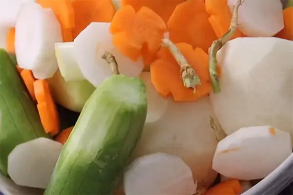 Nguyên liệu nấu bánh canh chay Nguyên liệu nấu bánh canh chay