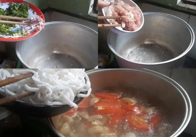 Nấu Món Bánh Canh Thịt Bằm