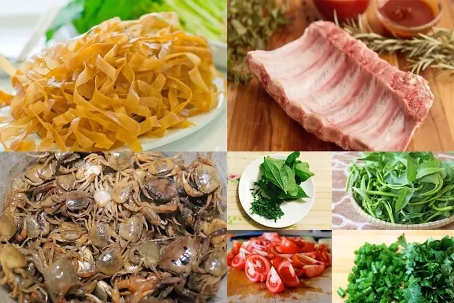 Cách Nấu Bánh Đa Cua Hải Phòng Với Rau Muống Ngon Đúng Điệu