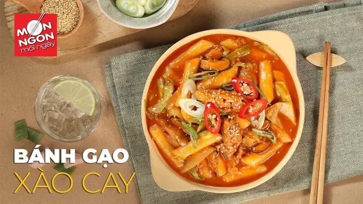 Cách Nấu Bánh Gạo Hàn Quốc
