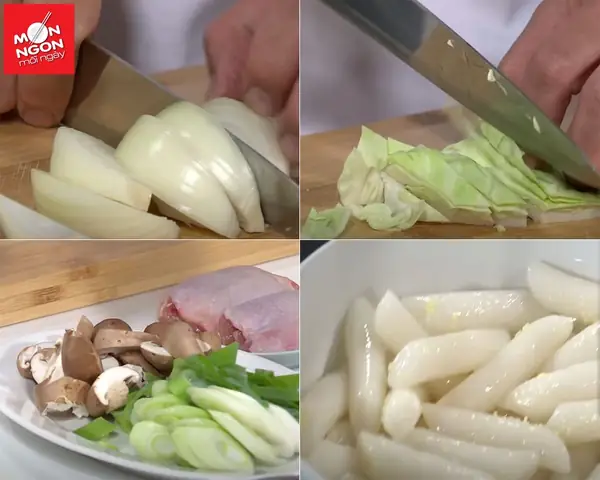 Bước 1: Sơ chế Bước 1: Sơ chế