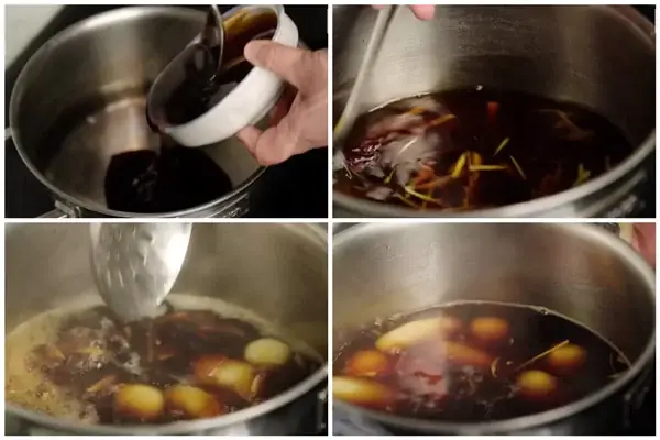 Bước 5: Nấu bánh ngào Bước 5: Nấu bánh ngào