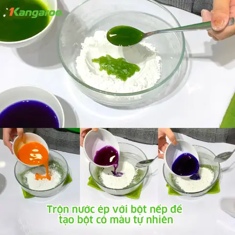 Cách làm bánh trôi ngũ sắc từ màu tự nhiên. Cách làm bánh trôi ngũ sắc từ màu tự nhiên.