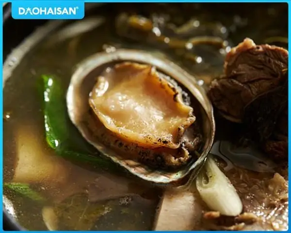 Bước 4: Làm chín bào ngư Bước 4: Làm chín bào ngư